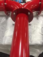 Powder coated example Little Red Wagonn