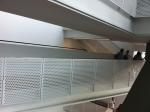 Powder coated example architectural perot museum guard rail