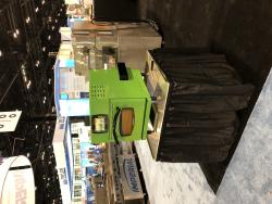 Powder coated Ovention NEon green mini oven