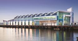Powder coated example architecture Broadway Pier Cruise Terminal San Diego