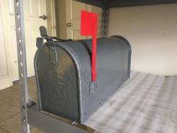 Powder coated mailbox
