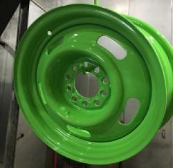 Wheel coated with K Green from IFS