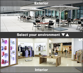 Retail experience interior and exterior coating promo